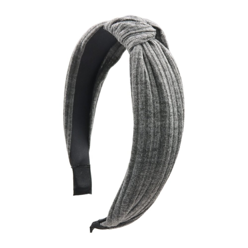 Grey Jersey Knot Comfort Headband - Picture 5 of 7